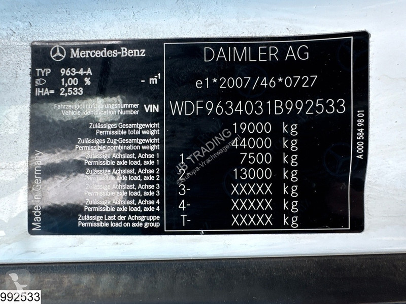 Tracteur Mercedes 1836 EURO 6