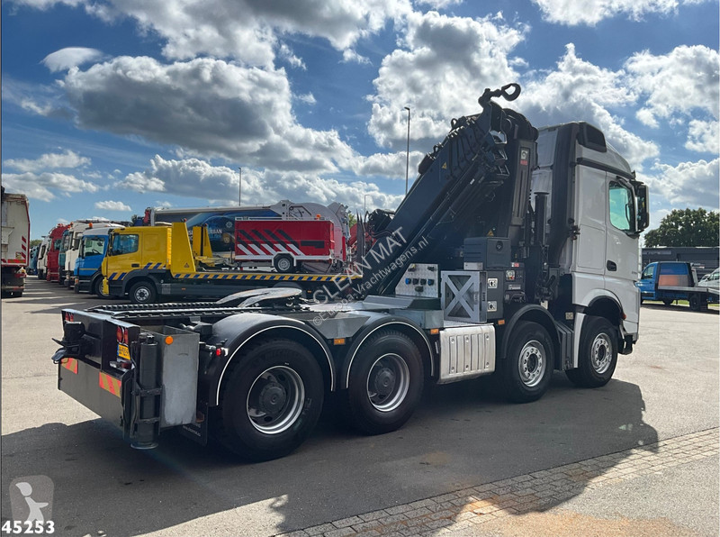 جرار Mercedes 3253 8x4 Hiab 105 Tonmeter laadkraan