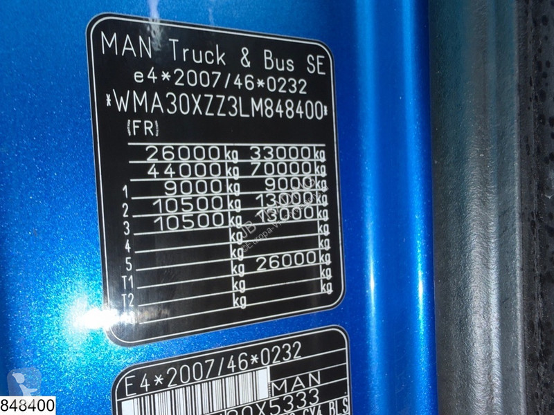 جرار MAN 26 510 6x4, EURO 6d, Retarder, PTO,...