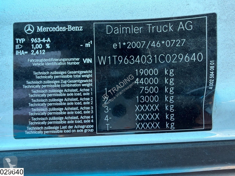 جرار Mercedes 1845 EURO 6, Retarder