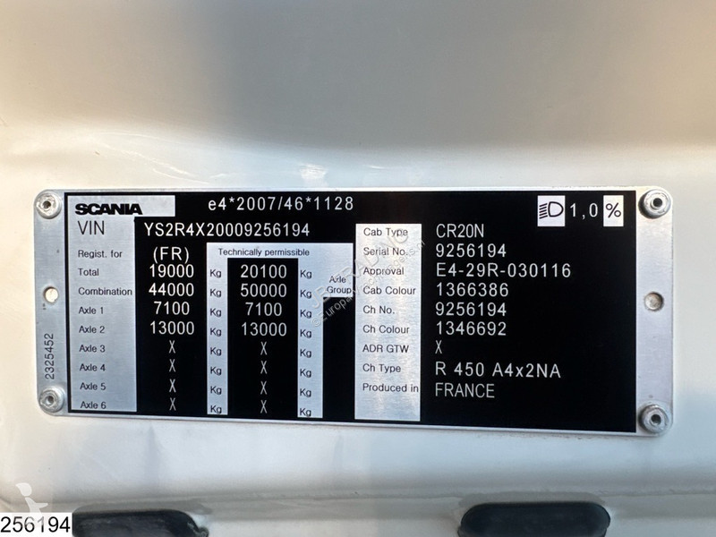 جرار Scania R 450 EURO 6, Retarder, TO, Standairco