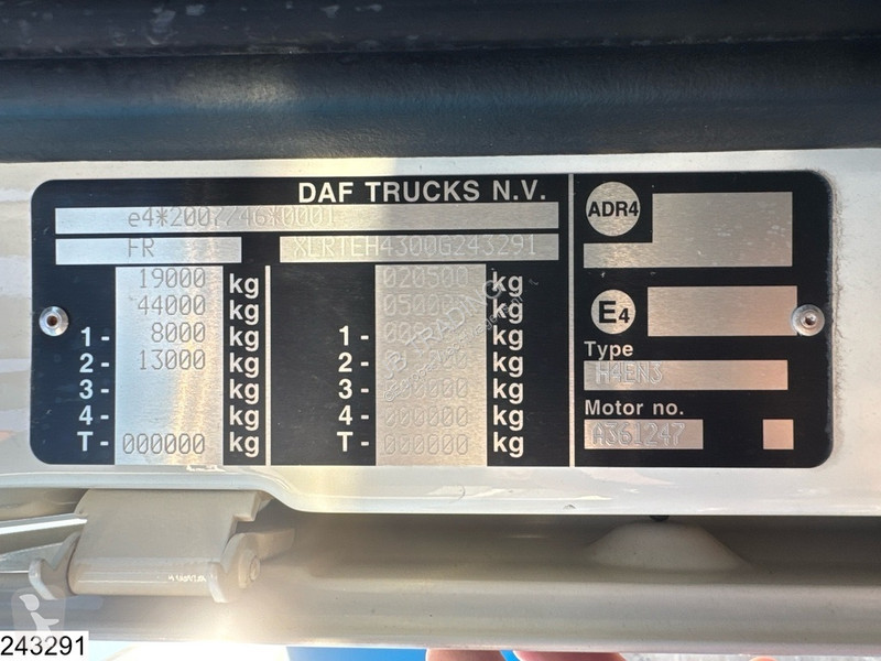 Tahač DAF 480 EURO 6, ACC