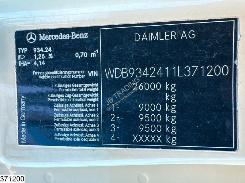 Trattore Stradale Mercedes 2655 6x4, EURO 5,...