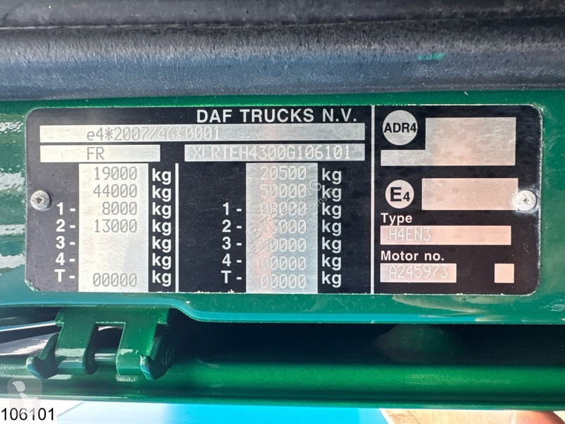 Cap tractor DAF EURO 6, ACC