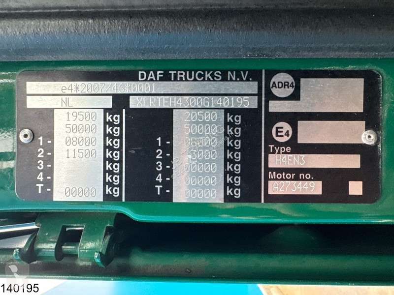 Cap tractor DAF EURO 6, ACC