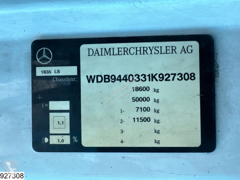 Mercedes 1835 Manual transmission, PTO tractor...