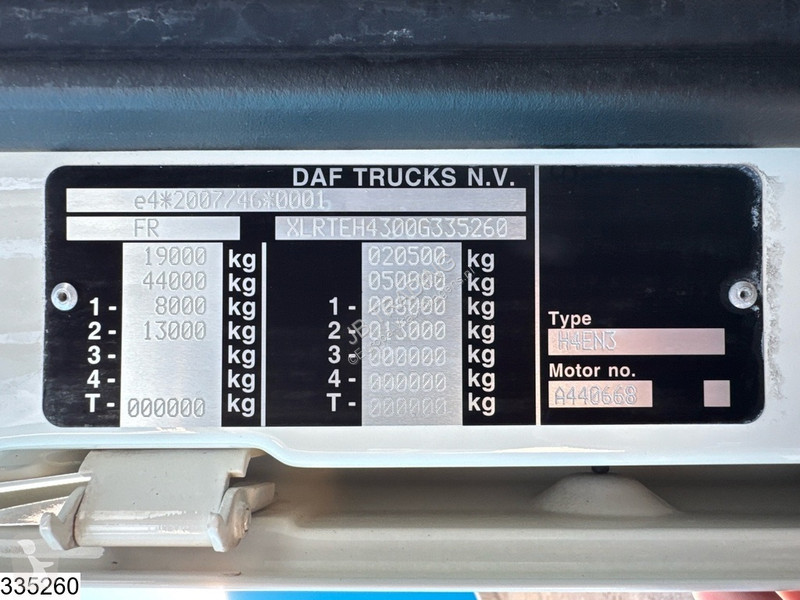 Cabeza tractora DAF 480 EURO 6, ACC