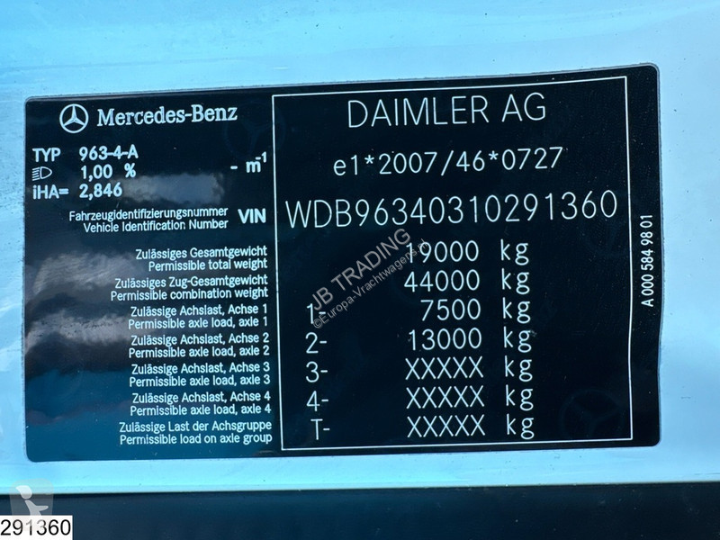 Cabeza tractora Mercedes 1846 EURO 6