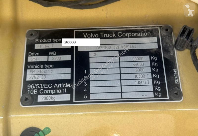 Trekker Volvo 638 FH Electric 6x4 / Swiss-Vehicle
