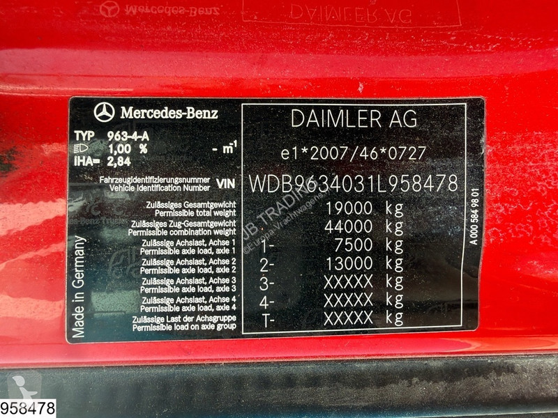Cabeza tractora Mercedes 1843 EURO 6, PTO, ADR,...
