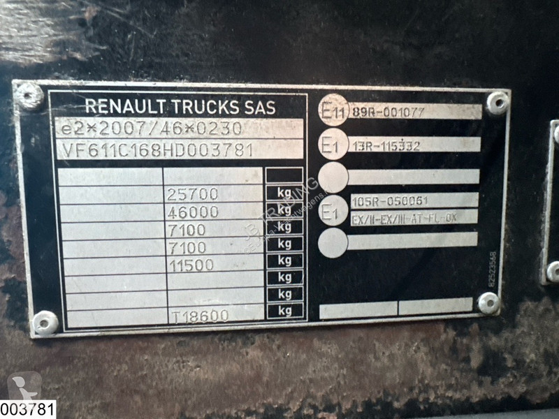 Cabeza tractora Renault T 460 6x2, EURO 6, A,...