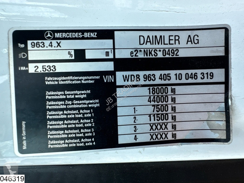 Cabeza tractora Mercedes 1845 EURO 6,...