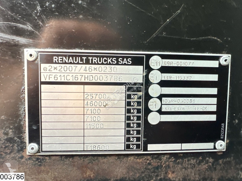 Cabeza tractora Renault T 460 6x2, EURO 6, A,...