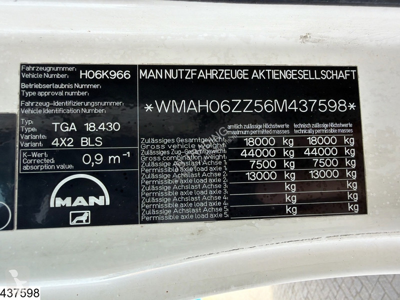 MAN 18 430 EURO 4, Retarder, Manual tractor unit