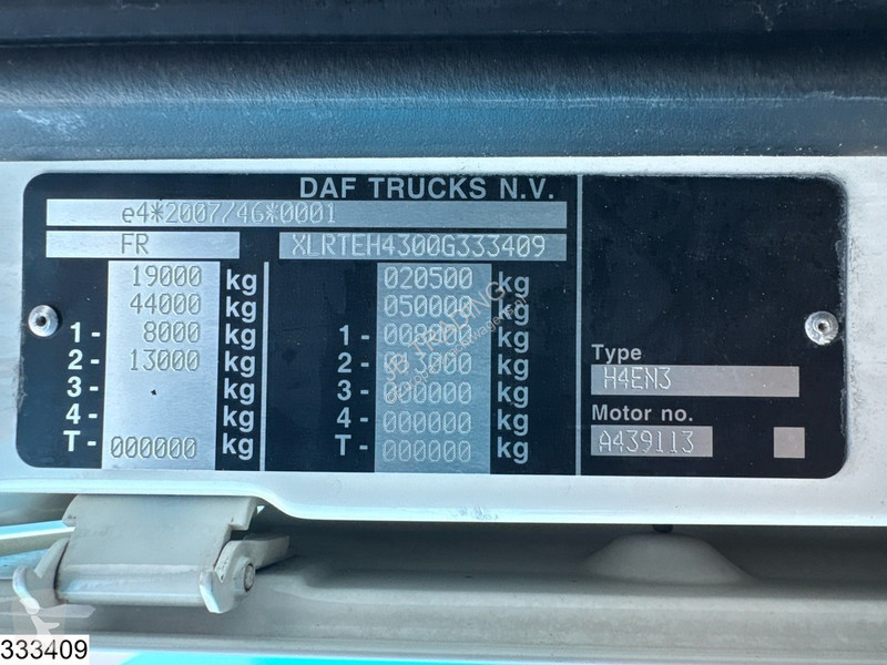 Tahač DAF 480 EURO 6d, ACC