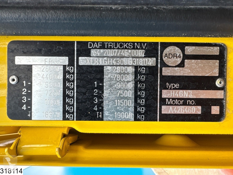 Cabeza tractora DAF 530 6x2, EURO 6d, Retarder,...