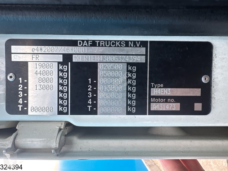Cabeza tractora DAF 480 EURO 6, ACC