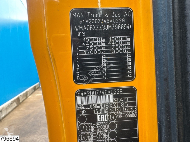 Tractor MAN 18 460 EURO 6, ACC