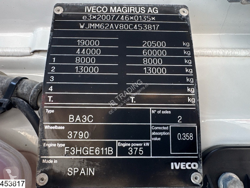 Tractor Iveco X-Way 510 EURO 6, Retarder, Pto,...