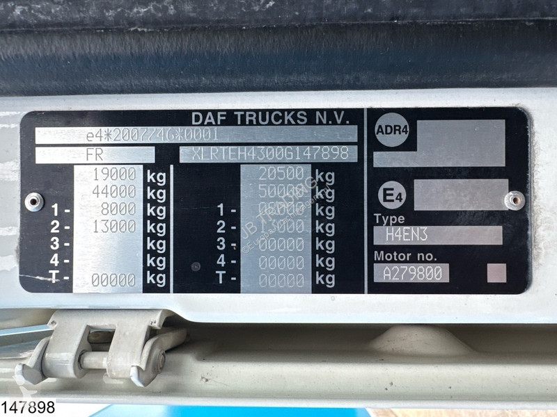 Tractor DAF EURO 6, ACC, Retarder
