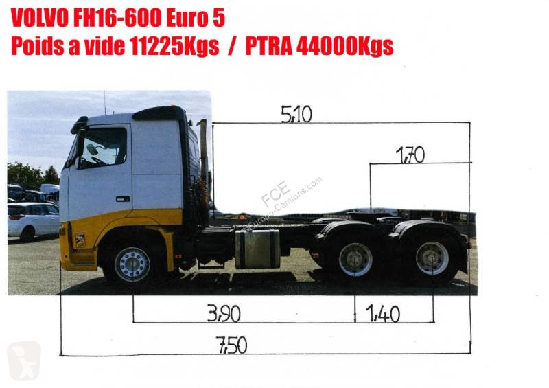 Cap tractor Volvo 580