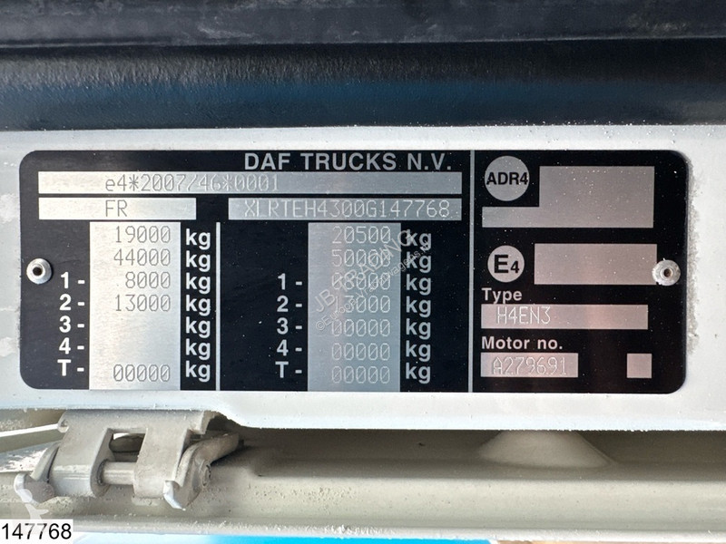 Cabeza tractora DAF EURO 6. ACC, Retarder