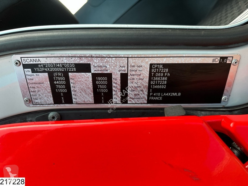 جرار Scania P 410 EURO 6, PTO, Retarder, ohr