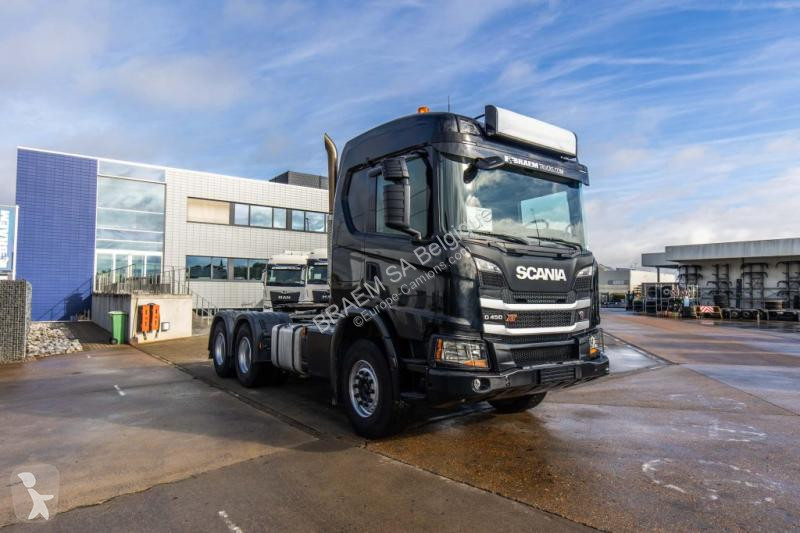 Tahač Scania 450 XT + Mixer PTO