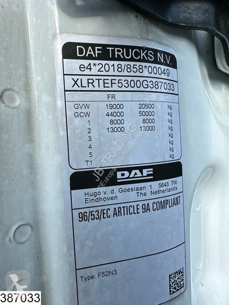 DAF 480 EURO 6, ACC, Standairco tractor unit