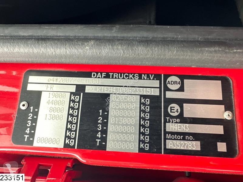 Trekker DAF 480 EURO 6, Standairco
