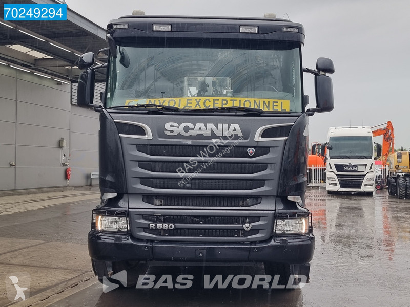 Traktor Scania 580 6X4 Holz Kran Diebolt D28...