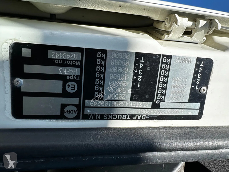 Tahač DAF 4X2 Tractor-unit Spring/Air Retarder...