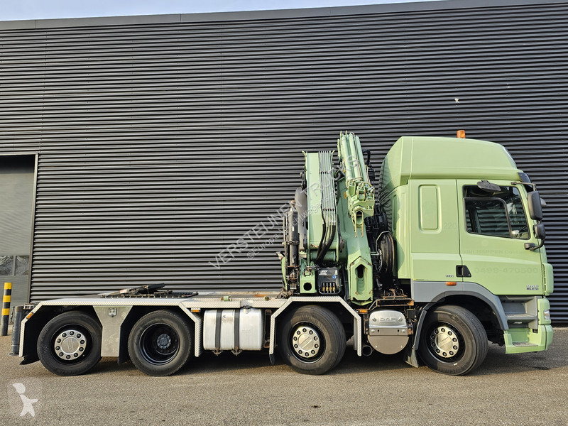 Tahač DAF 85410 / 8x2 / HIAB 70TM + JIB / KRAN...