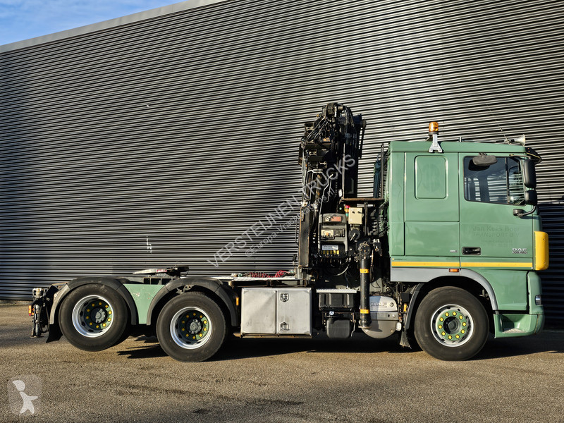 Tahač DAF 105460 6X2 / HIAB 37 t/m CRANE / KRAN