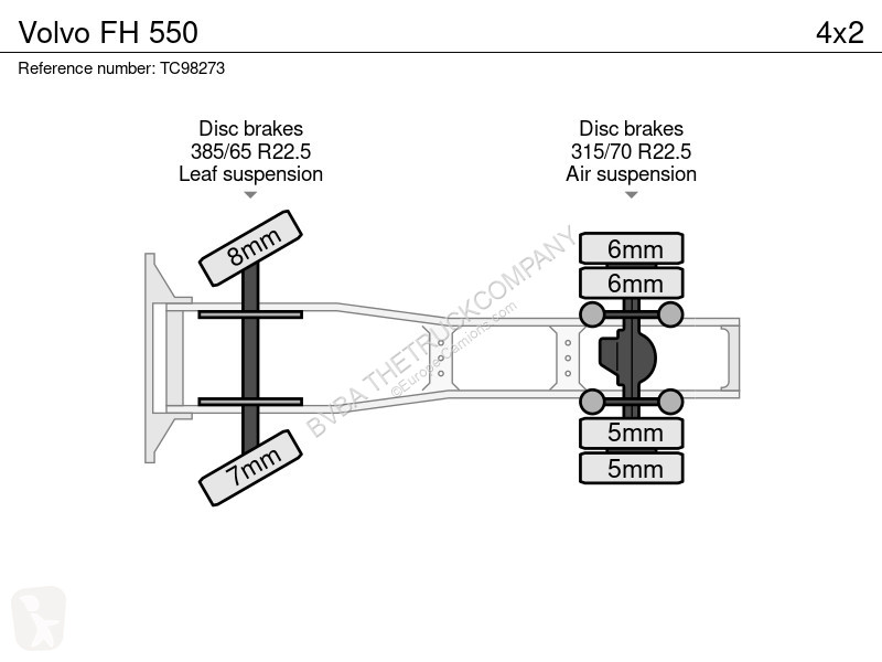 Traktor Volvo 550