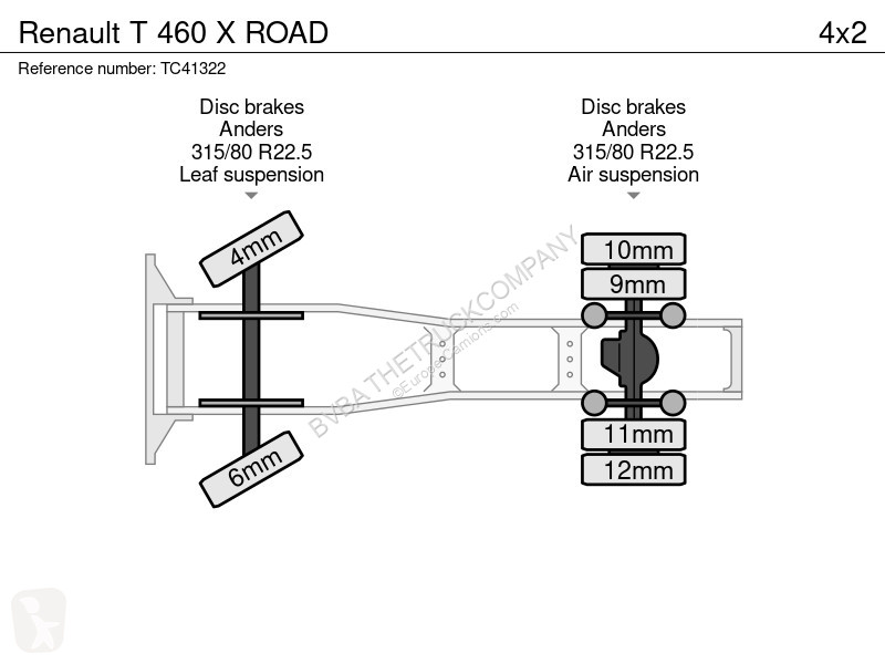Traktor Renault T 460 X ROAD