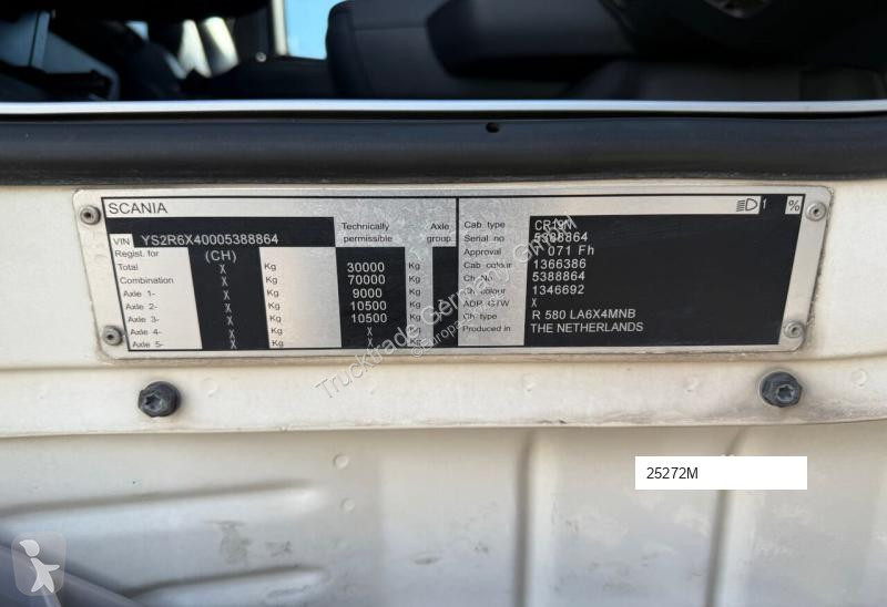 جرار Scania 589 R580 LA Kipphydraulik /...