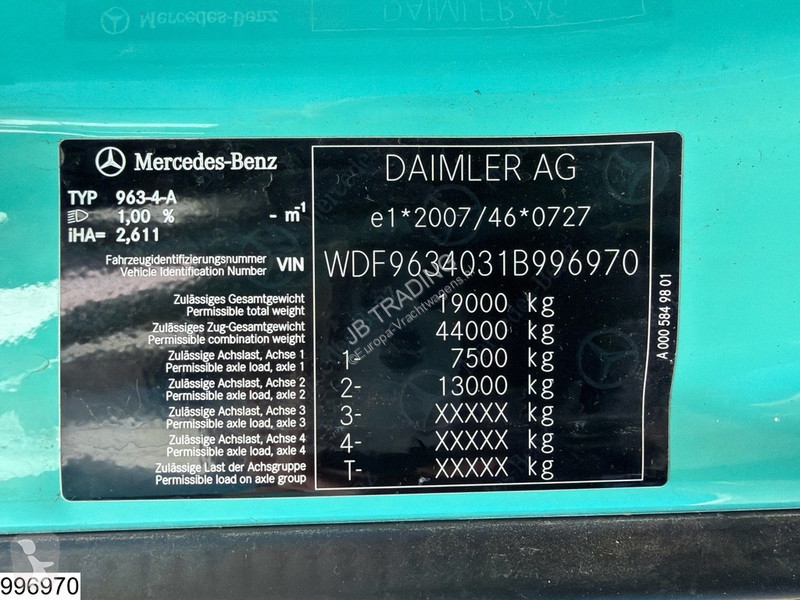 جرار Mercedes 1848 EURO 6, Retarder, PTO,...