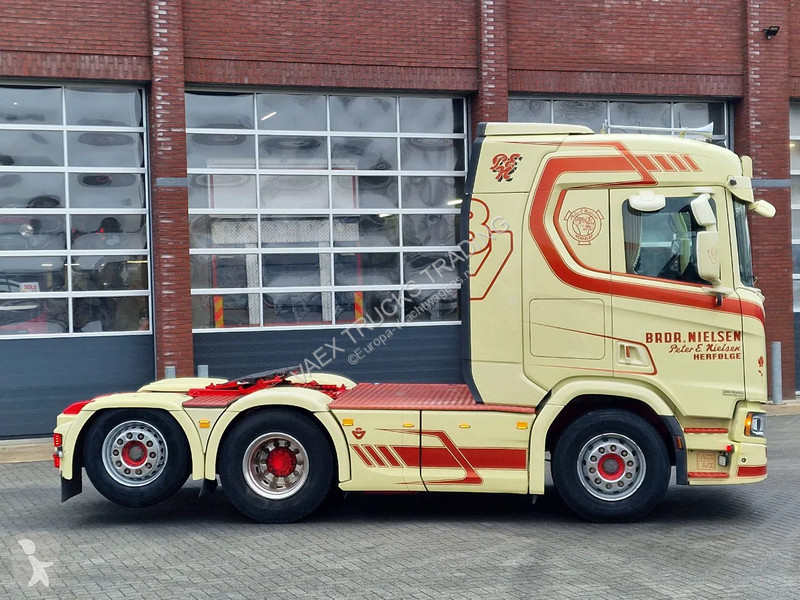 جرار Scania R580 V8 NGS ow roof 6x2 -...
