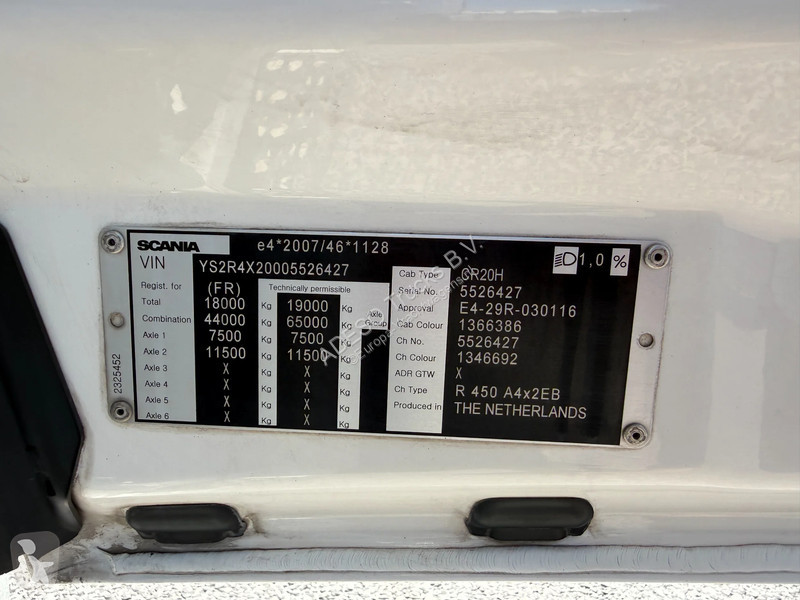 Tracteur Scania NGS Full spoilers, Retarder