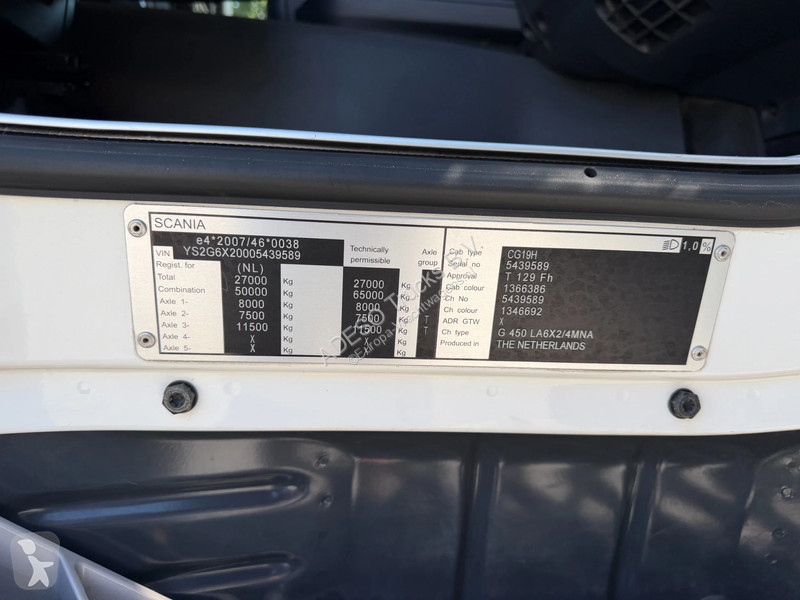 Cap tractor Scania G450 Highline 6x2 Retarder,...