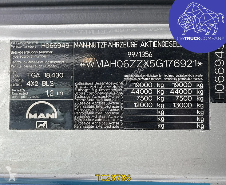 Cabeza tractora MAN 430
