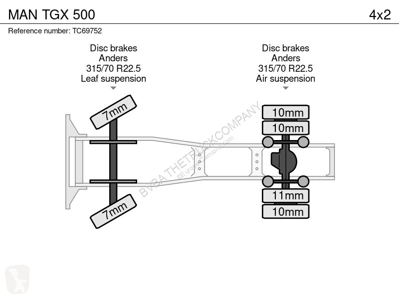 Traktor MAN 500