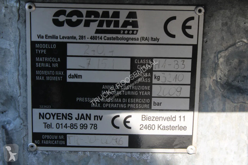 Traktor DAF 430 + COPMA 24TON/M + REMOTE + 6X2...