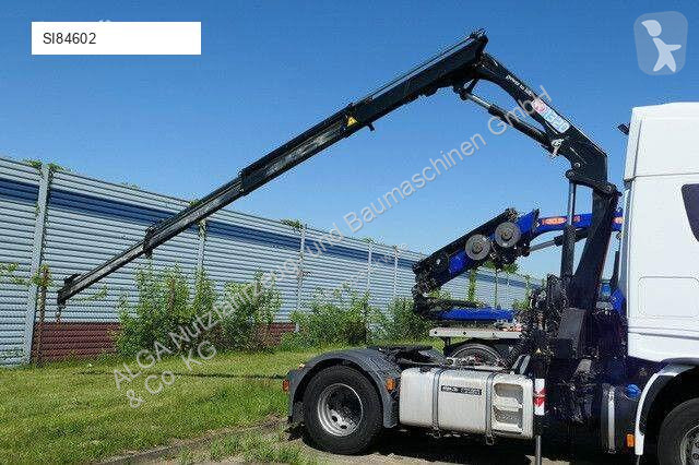 Traktor Iveco 460 4x2, Kran HMF 1320K3, Hydr.,...
