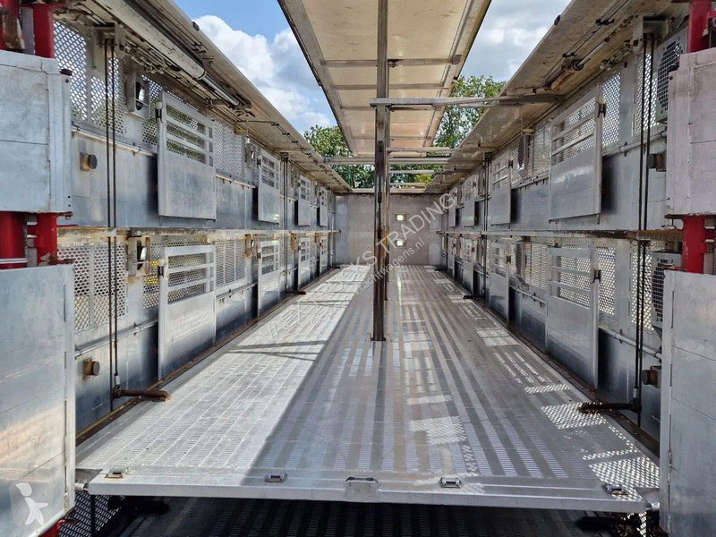 Vrachtwagencombinatie Scania + 3 deck livestock...