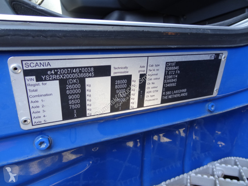 Tractor Scania R580 V8 6X2 Topline