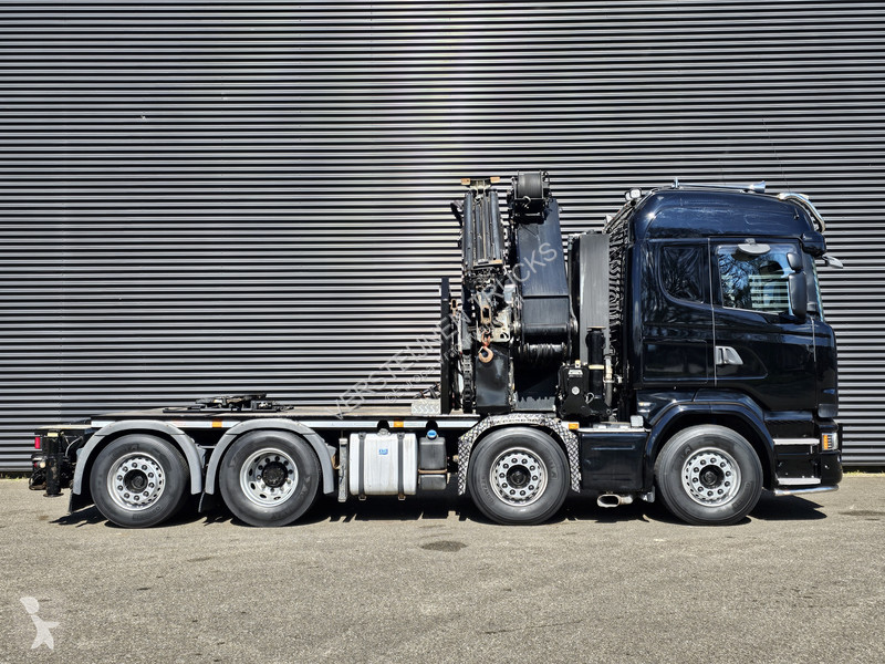 Traktor Scania 490 8x2 / HMF 85 T/M CANE +...