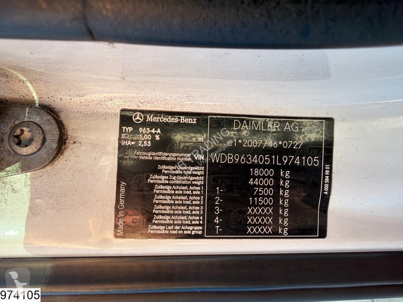Tracteur Mercedes 1843 EURO 6, Lohr, Combi,...