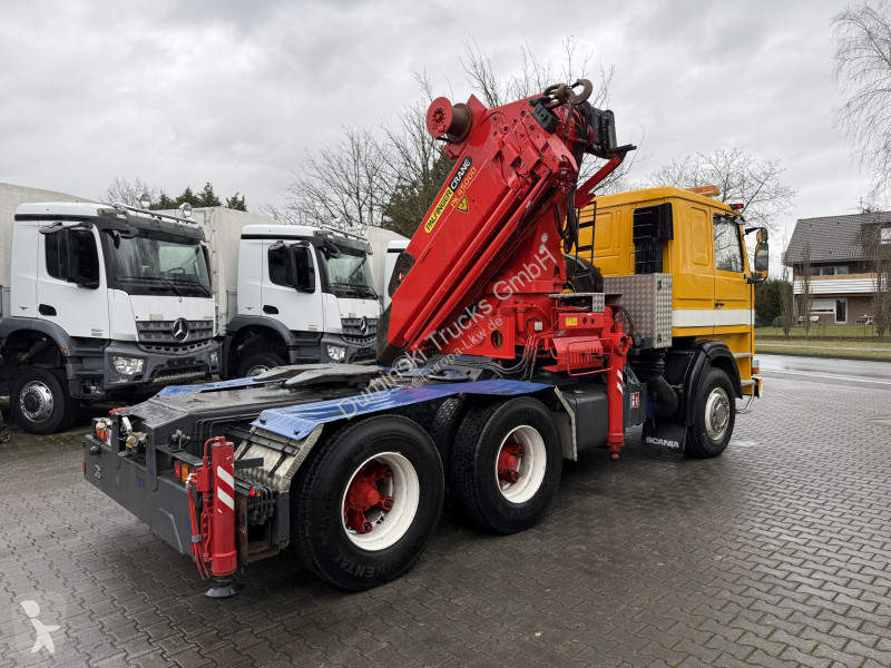 جرار Scania R143 450 V8 6X4 Kran Palfinger...